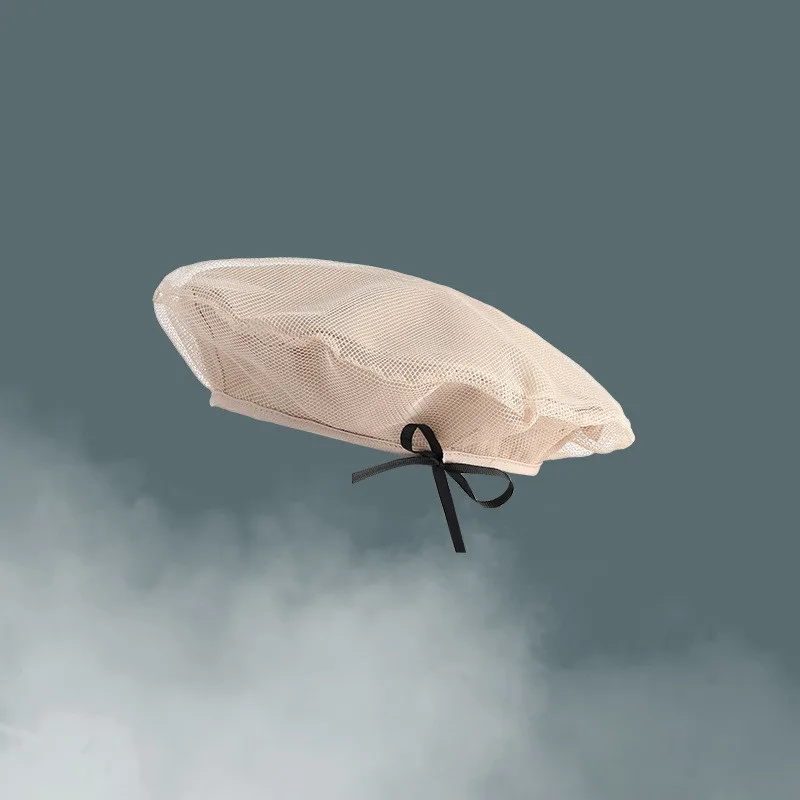Bud Hat Spring Summer Thin Section Breathable Dome Black Painter Beige - Shop at LoveMi