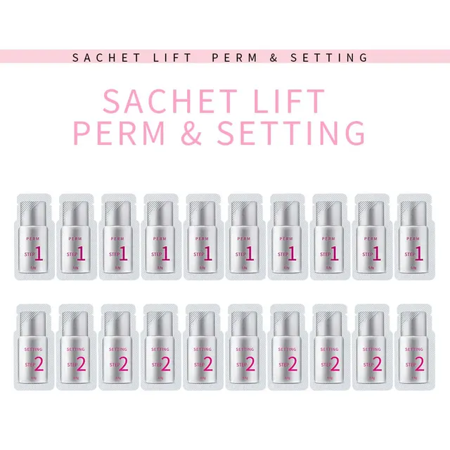 ICONSIGN 10 Pairs Pouch Eyelash Perm Lotion Lashes Lift Quick Perming 5 To 8 Minutes Beauty Makeup Tools 10Pairs - Shop at LoveMi