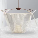 Ladies Fashion Lace Heart Thong Briefs - Color - View 1