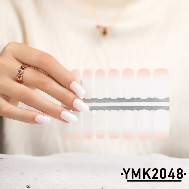 Solid Color Stickers Nail Film Ymk2048 - Shop at LoveMi