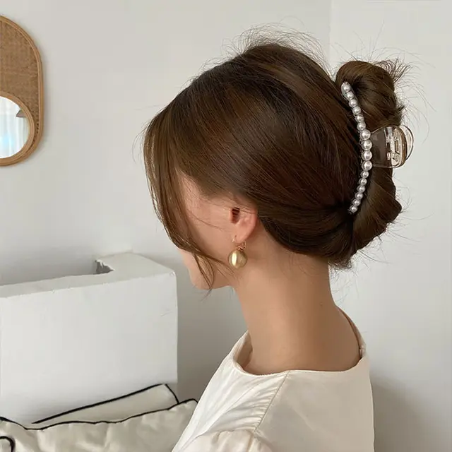 Pearl Hair Headgear Air Shark Clip Fj004 - Shop at LoveMi