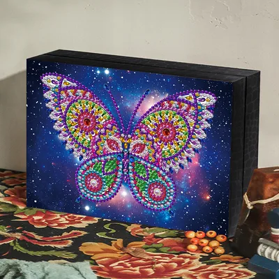 Creative 5d Diamond Painting Jewelry Box DIY Ssh08 Butterfly3 - Shop at LoveMi