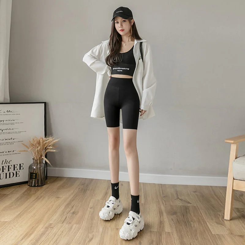 Five Nine Points Thin New High Elastic Tights Black Five - Shop at LoveMi