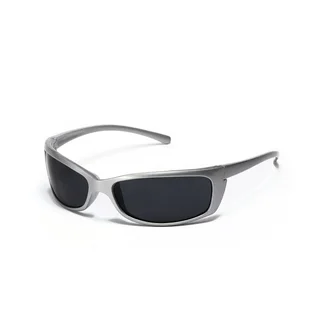Millennium Style Sports Silver Cycling Women's Sunglasses - Silver