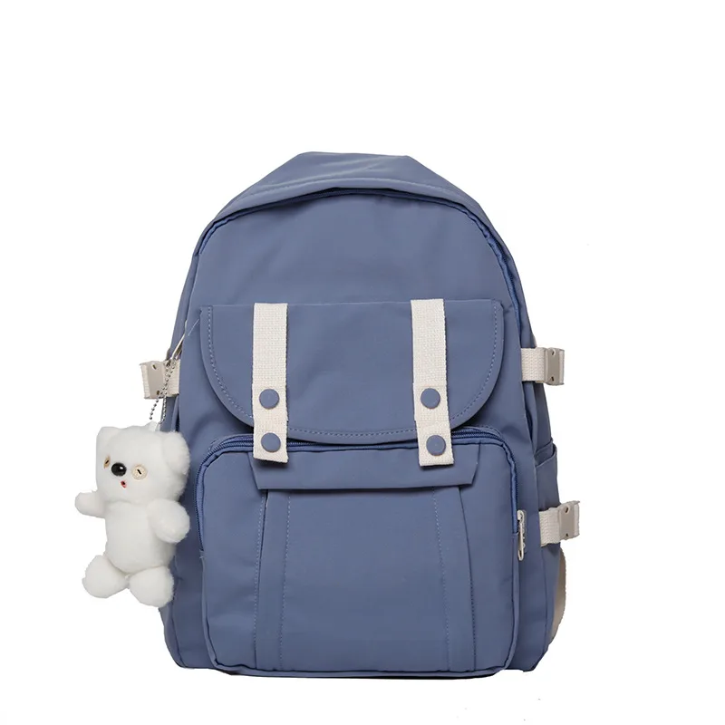 Student Large Capacity Junior High School Bag Blue - Shop at LoveMi