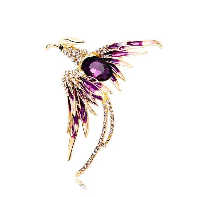 Fashion Atmosphere Animal Clothing Pin Elegant Clothing Accessories Purple - Shop at LoveMi