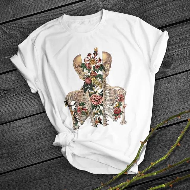 Alive Print Short Sleeves On Inner T shirt White - Shop at LoveMi
