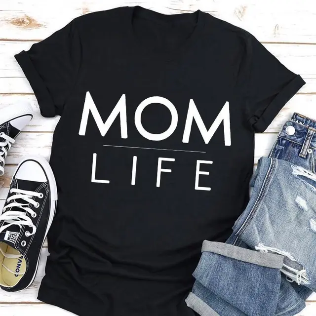 New Mama Needs Coffee Short Sleeve T shirt Women Zy0964 - Shop at LoveMi