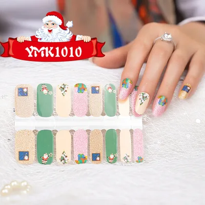 Nail Stickers Snowflake Nail Decals Christmas Nail Stickers Ymk1010 - Shop at LoveMi