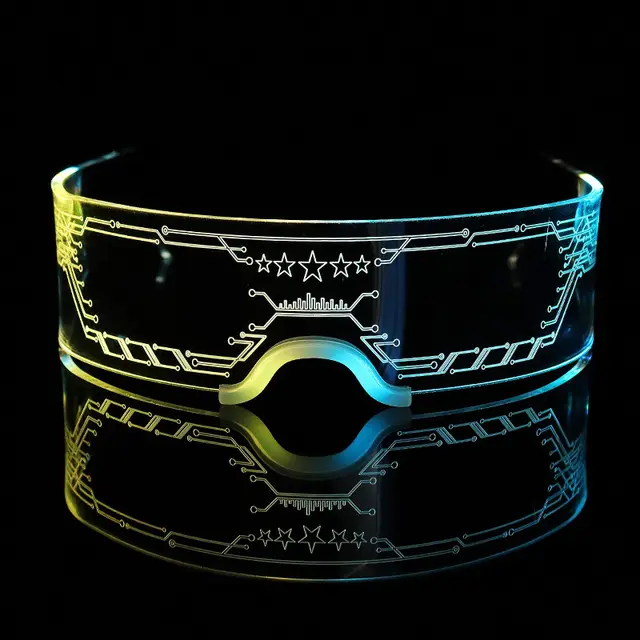 Technology Colorful 3D Luminous LED Glasses Fashion 5 Style - Shop at LoveMi