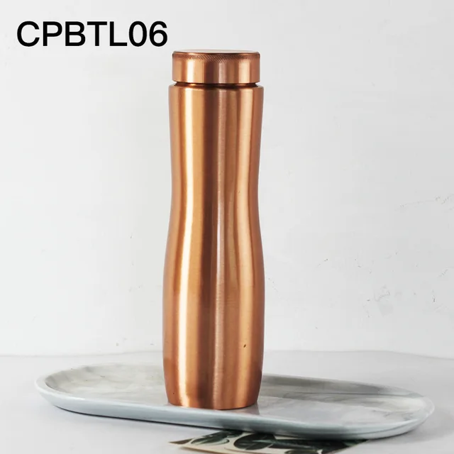 Handmade Brass Water Bottle Portable Cold Kettle Cpbtl06 - Shop at LoveMi