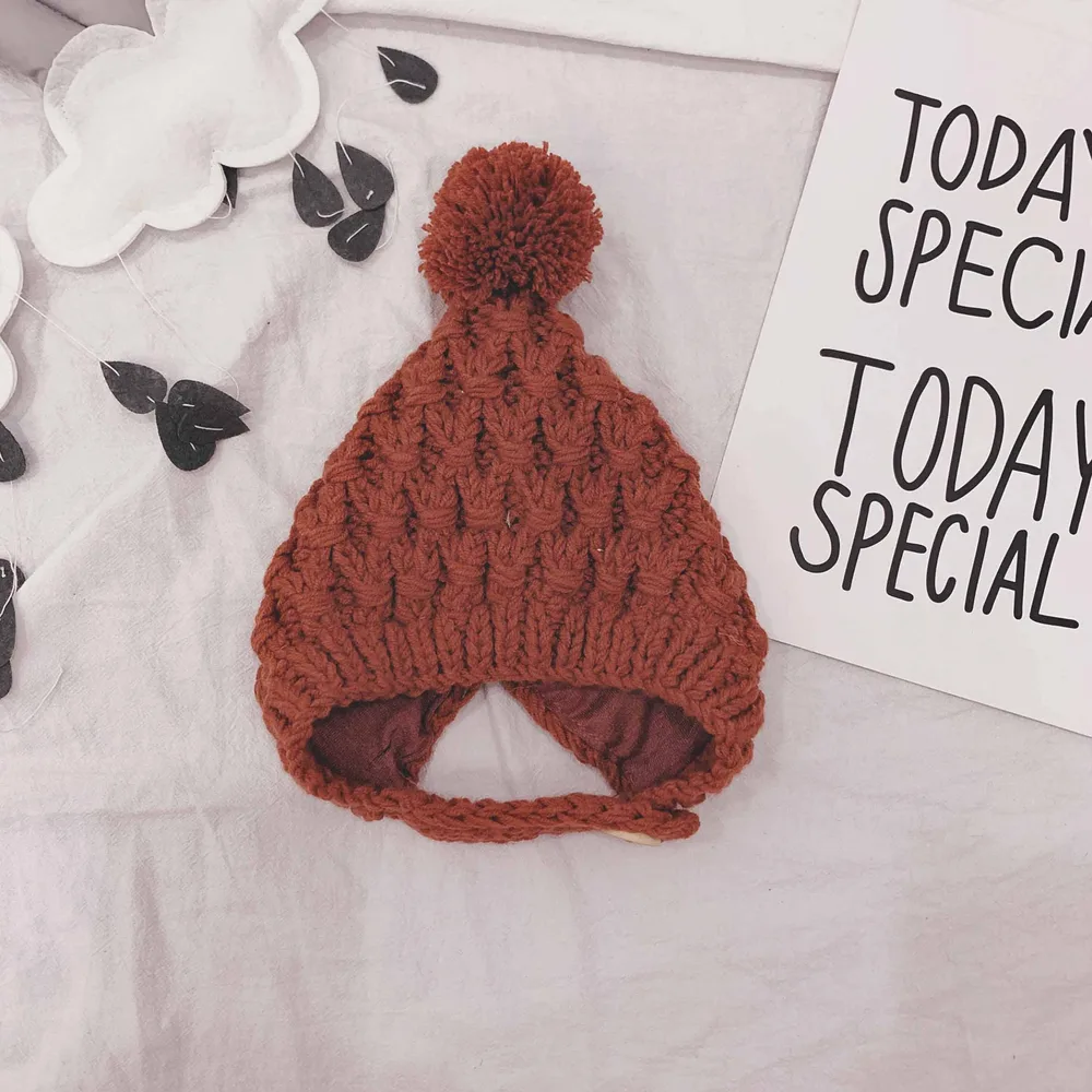 Baby Knitted Hat Baby Western Style All Match Wine - Shop at LoveMi