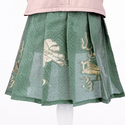 Pet Hanfu Cat Clothes Dog Skirt Light Green - Shop at LoveMi
