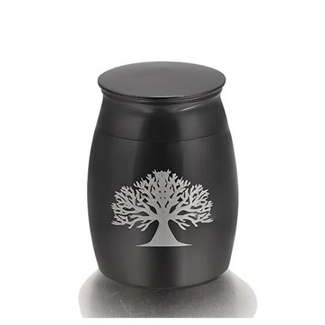 Commemorative Pet Cat And Dog Stainless Steel Urn Black - Shop at LoveMi