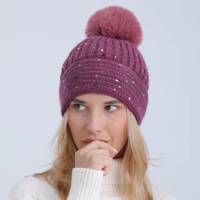 Ladies Fashion Personality Warm Fleece Beret Rose Red - Shop at LoveMi