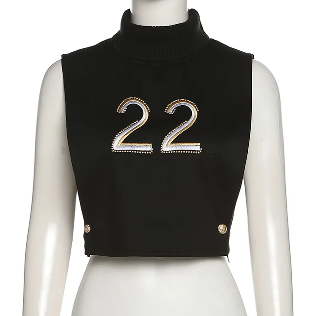 Women's New Fashion Embroidered Hollow Loose Pullover Top Black - Shop at LoveMi