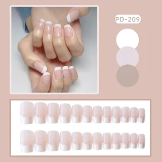 Of French Long Fake Nails - Pd209