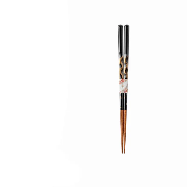 Yingxia Solid Wood Chopsticks Japanese-style Meal For One Person - Sakura Chopsticks Gold