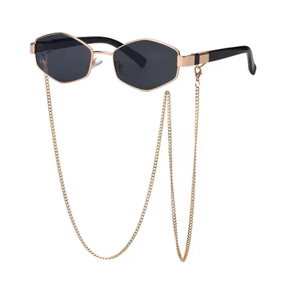 Women's Fashion Personality Chain Korean Style Sunglasses C7 - Shop at LoveMi