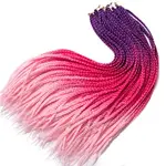 Deep Purple Peach Pink