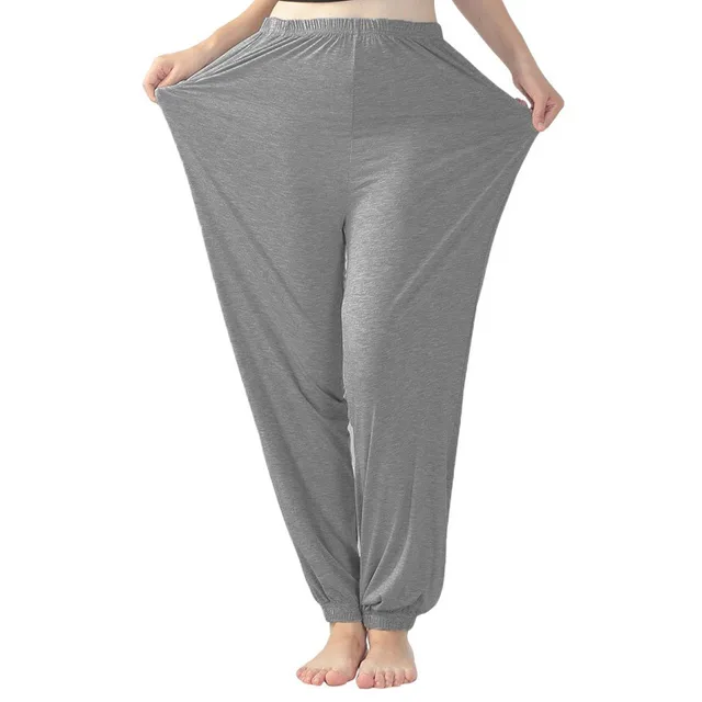 High Waist Elastic Length Plus Size Yoga Track Pants Dark Grey - Shop at LoveMi