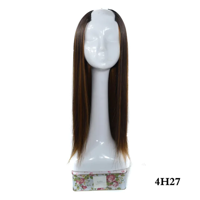 Women's Long Straight Hair U shaped Half Headgear 4H27 Straight Hair - Shop at LoveMi