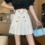 Women's Fashion Versatile High Waist Slim A-Line Short Skirt - Apricot