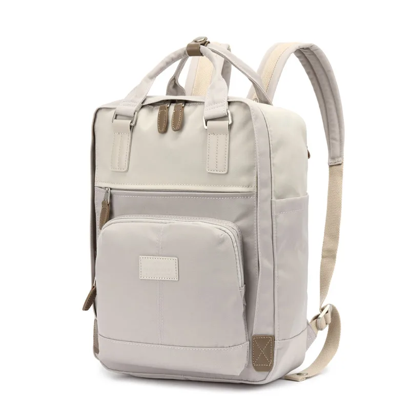 Men's Fashion Contrast Color Laptop Backpack Lavender - Shop at LoveMi
