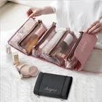Cosmetic Bag Foldable Travel Bag - Pink