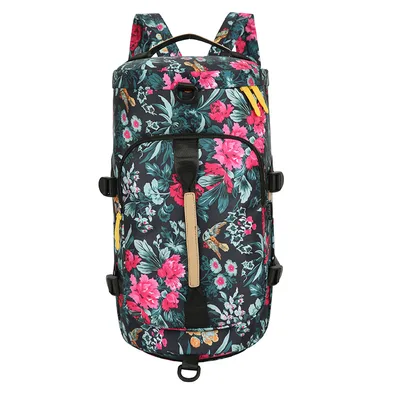 Women's Outdoor Leisure Print Travel Bag Red - Shop at LoveMi