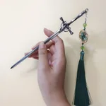 Gun Black Green Tassel