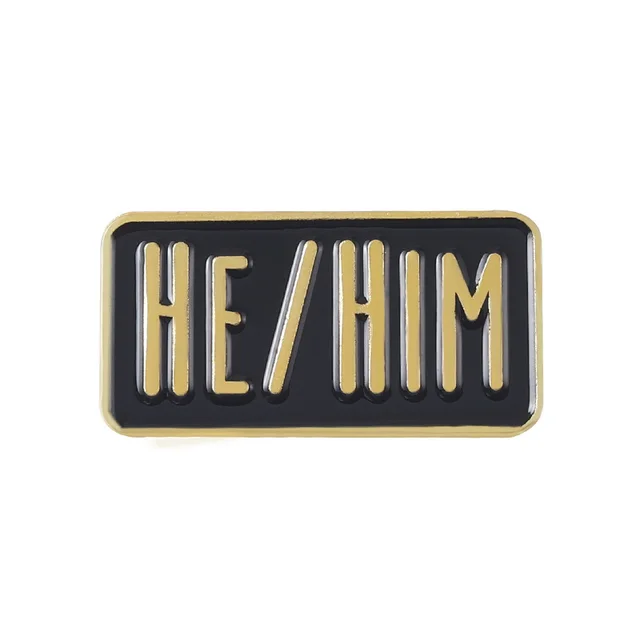 Creative English Alphabet Cartoon Personality Wild Metal Brooch Xz6005 - Shop at LoveMi