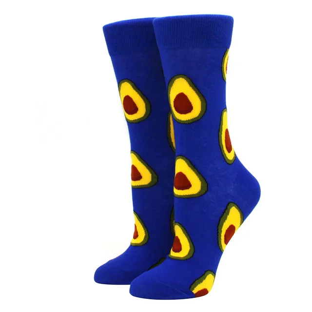 Colorful Women's Cotton Round Socks Funny Banana 2 Style - Shop at LoveMi