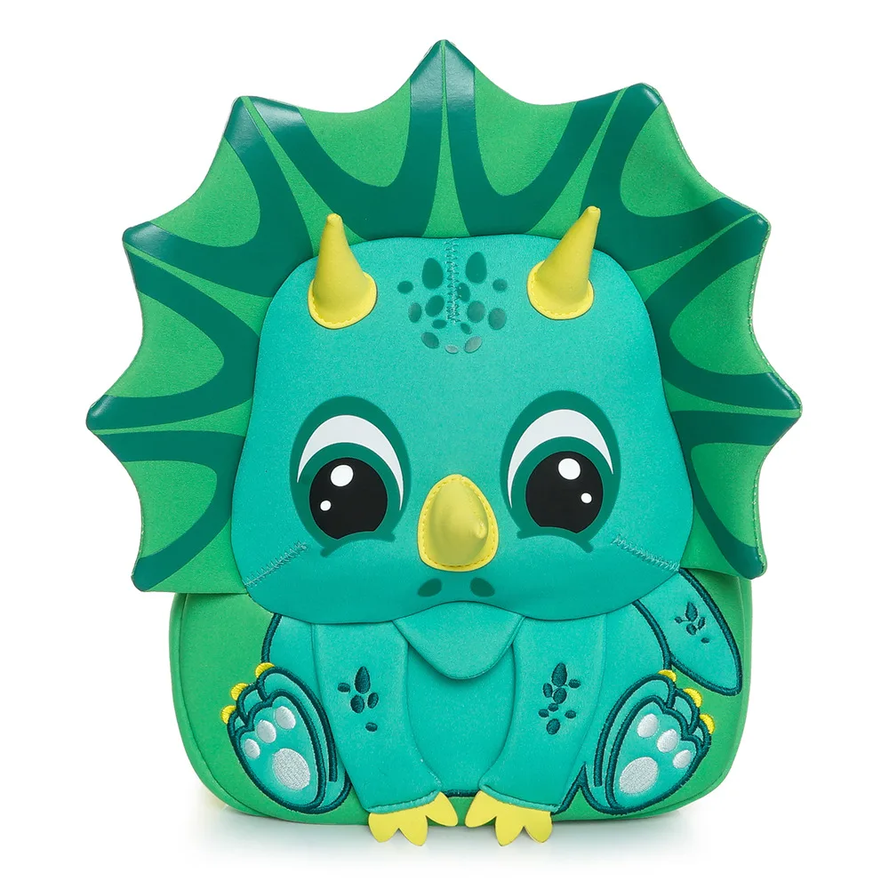 Children's Cute Diving Material Cartoon Backpack Green - Shop at LoveMi