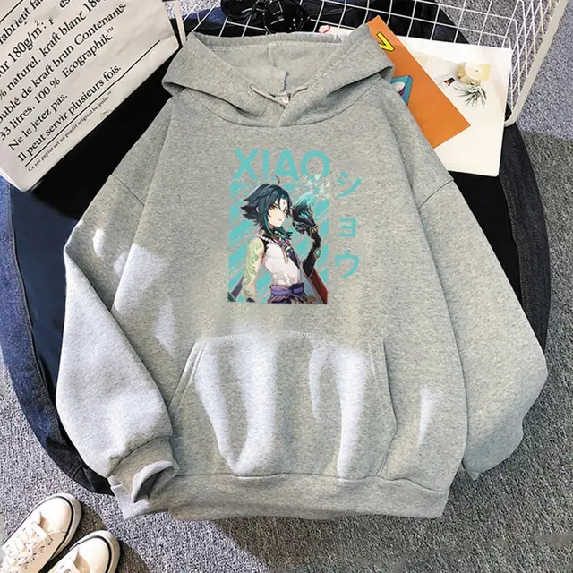 Couple Fleece Hooded Pullover Sweater Grey - Shop at LoveMi