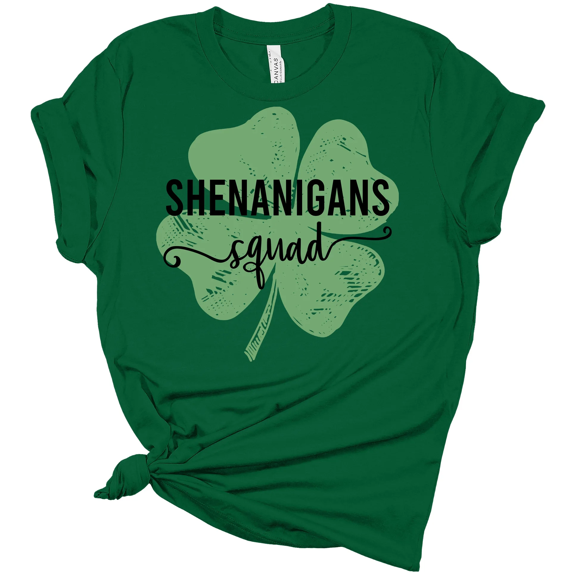 Peripheral 3D Digital Print Short-sleeved T-shirt - Green