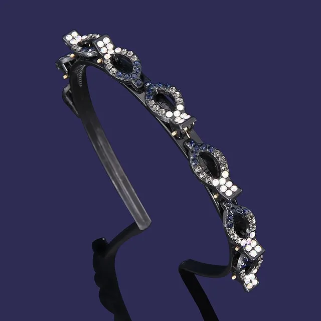 Lazy Braided Headband Hair Accessories Artifact Gradient Grey - Shop at LoveMi