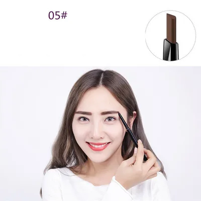 Double ended Eyebrow Pencil Waterproof Sweat proof And Non fading Deep Coffee - Shop at LoveMi