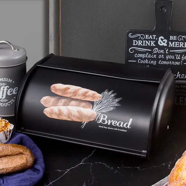 Nordic Style Flip top Baking Storage Box Noble Black - Shop at LoveMi
