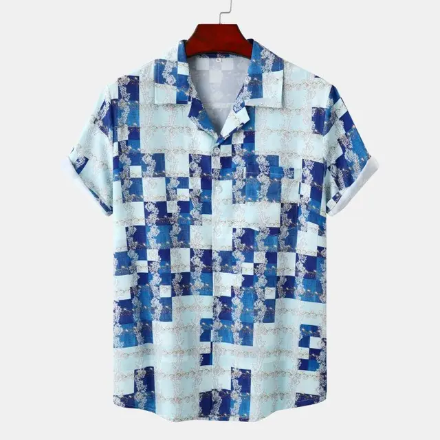 Men's Short Sleeve Beach Shirt A84 - Shop at LoveMi