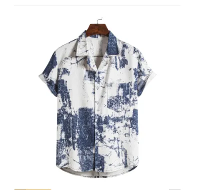 Men's Short Sleeve Beach Shirt Mv07 L - Shop at LoveMi