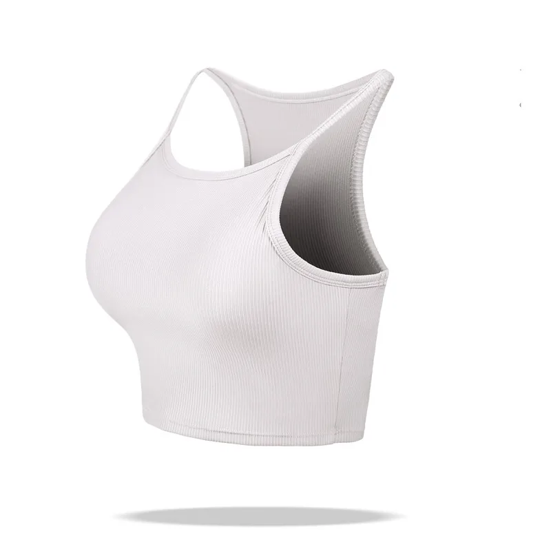 Europe And The United States New Threaded Beautiful Back Sports Underwear Thin Shoulders Light Ilvory 4 - Shop at LoveMi