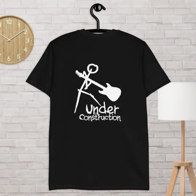 Under Construction Band Short Sleeve Unisex T Shirt Black - Shop at LoveMi