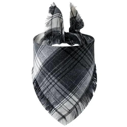 Plaid Tassel Triangle Scarf Pet Dog Pet 7Style - Shop at LoveMi