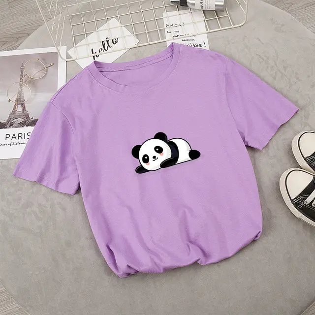Printed Short sleeved Team Uniforms European And American Fabrics Purple - Shop at LoveMi