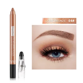Eye Shadow Pen Stick Lying Silkworm Pearl With Foaming - No.4 Pearl Brown