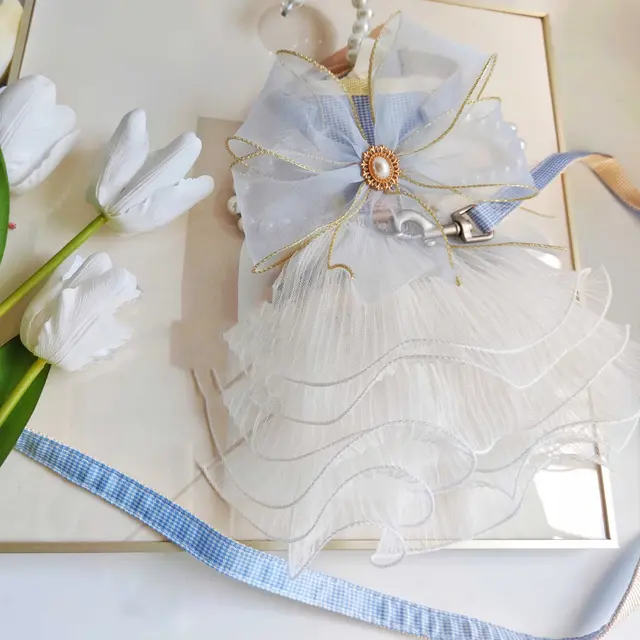 Layers Of Yarn Pet Leash Cat And Puppy Universal Blue 6Layer - Shop at LoveMi