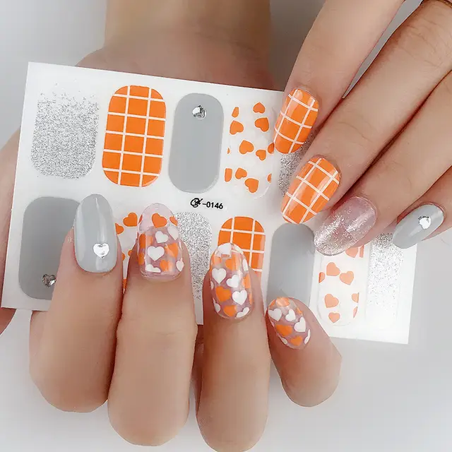 Imitation Nail Art Stickers 3D Hot Nail Stickers 146Style - Shop at LoveMi