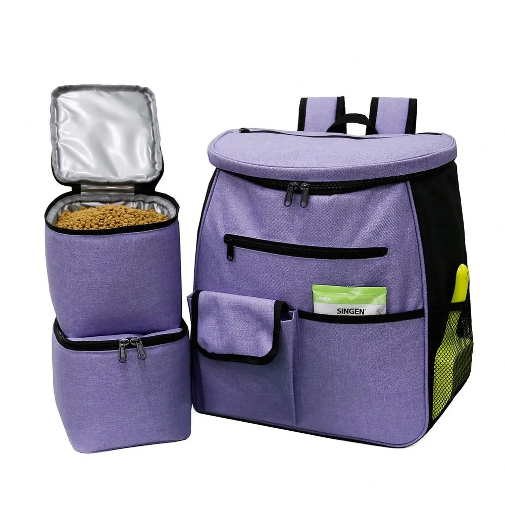Multifunctional Storage Bag For Pet Outdoor Travel Purple - Shop at LoveMi