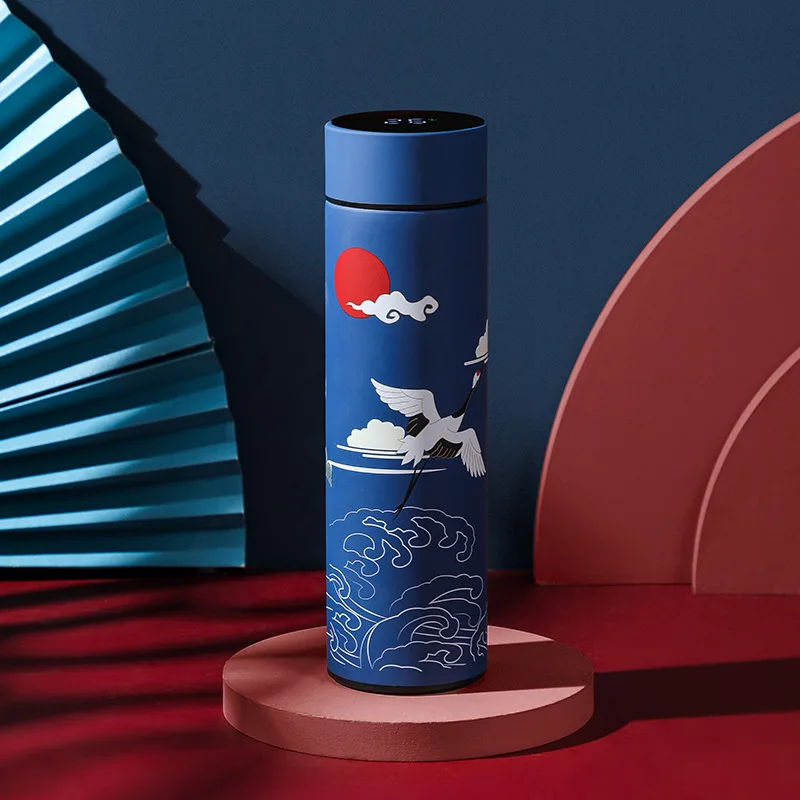 Retro Cup Ins Feng Guochao Blue - Shop at LoveMi